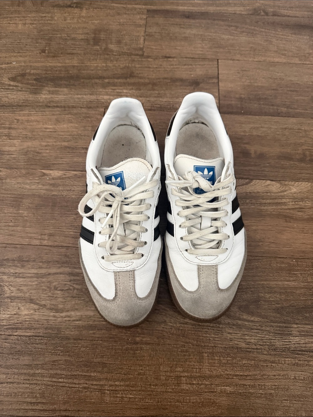 adidas White, Black & Gray Retro Runner Sneakers
